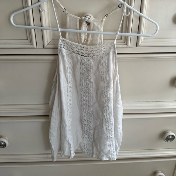 White Lacey Tank - Picture 1 of 3